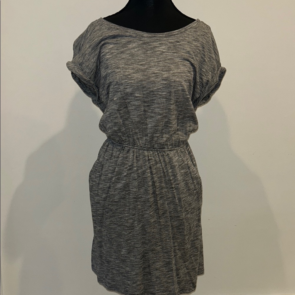 H&M Gray Casual Dress With Pockets